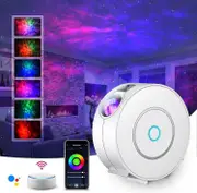 LED WiFi Starry Sky Projector,Smart Alexa Starry Projector Galaxy Night Light,Dimming/Voice Control/WiFi Connection/Timer,Bedroom Decorate,Gift,Christ