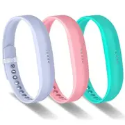 Compatible with Fitbit Flex 2 Bands,Replacement for Small B9:Lavender Pink Teal