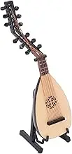Chinese Lute Model, Miniature Vintage Style Pipa Chinese Guitar Model, Instrument Prop Traditional National Stringed Instrument for Singing Dancing Random Style Unique Small Decor