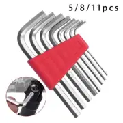 Heavy duty Short Hex Key Set 5811 Pcs Metric & Inch Chromium vanadium Steel