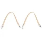 2 Pcs Leather Purse Handle Strap, 17" Purse Strap DIY Replacement Light Yellow