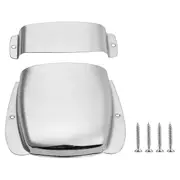 Zinc Alloy Bass Pickup Cover Protector Bridge Cover Plate for Jazz Bass Bass Guitar Electric Bass Accessories Silver