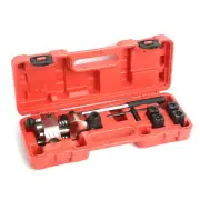 Double Flare Tool Single/ Bubble, Brake Line Flaring Kit Fit Steel /Copper Tube
