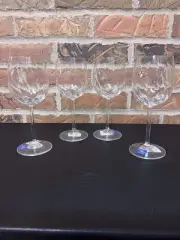 Set Of 4 Studio Nova Crystal Wine Glasses