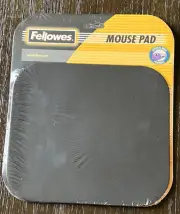 Fellowes Black Medium Mouse Pad-optical moce friendly!
