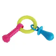 4PCS Rubber Nipple Rings Shape Pet Toy Molar Toy Bite Resistance, Size: 24cm