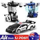 Kids Transfor NEW Robot Car Toy Remote Control Transform Robot RC Car with Light