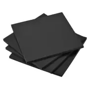Black EVA Foam Sheets 10 x 10 Inch 10mm Thickness for Crafts DIY Projects, 4 Pcs