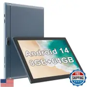 YQSAVIOR Tablet Android 14, Tablet 10 inch, 8GB RAM+64GB ROM and 1TB Expand,