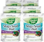 Garden SafeSlug & Snail Bait, Granules, 2-Pound, 6-Pack