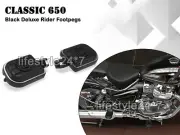 Genuine Royal Enfield Classic 650 DELUXE RIDER FOOTPEGS BLACK