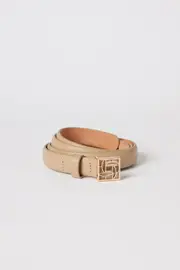 Monogram Belt Almond | Elka Collective