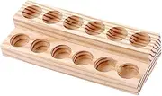 EXAOMBLE Essential Oil Storage Box Organizer Container for Essential Oil Bottles Elegant Case for Essential Oils for Home Spa Aromatherapy