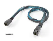 19" Internal 36-Pin Mini SAS SFF-8643 to Internal 36-Pin Mini SAS SFF-8643 Cable