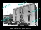 OLD 8x6 HISTORIC PHOTO OF GLENDALE CALIFORNIA VIEW OF THE POLICE STATION 1935