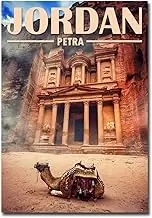 Camel in Petra, Petra, Jordan Fridge Magnet Travel Souvenir Size 2.5'' x 3.5''