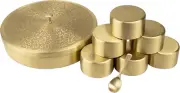 Spice Container Masala Dabba Floral Brass Masala Box Set with Spoon Container 90