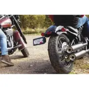 Kuryakyn by Kellermann 3142 Nova Side Mount License Plate Frames - Black