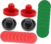 TOGEVAL 1 Set Ball Hitter Set Pushers Air Hockey Paddles Air Hockey Table for Puck Indoor Accessories Tabletop Play Table Putter Plastic