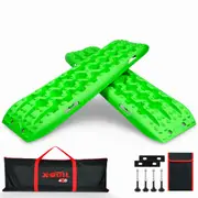 X-BULL Recovery tracks Sand tracks KIT Carry bag mounting pin Sand/Snow/Mud 10T 4WD-Light Green Gen3.0