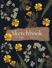 Sketchbook - 100 Sheet Acid-Free Drawing Paper, Ideal for Kids, Teens & Adults -