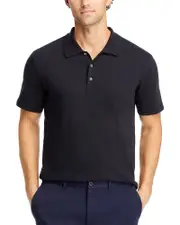 Theory Bron Polo in Cosmos Slub Cotton