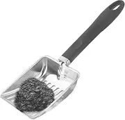 Fireplace Ash Shovel | Coal Scoop Hollow Out, Stainless Steel Charcoal Shovel for Coal Separating, Fire Pit Cleaning Tools