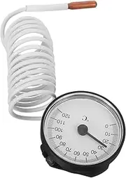 LOORGVEL High Precision Indoor Thermometer with Temperature Probe Liquid Filled Dial Gauge for Accurate Monitoring Portable and Versatile for Home Bath and Oven Use