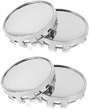 4pcs Hub Center Cap Hub Caps Light Wheel Cover Rim Shiny Automotive Covers Universal Racing Wheel Tire Car Accessories Car Tire Accessories Abs Silver