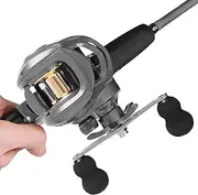 Fishing Combo – Fishing Rod Reel Combos, Travel Lure Set With Spin Reels | Carbon Rod And Smooth Bait Cast Reel Kit | Fishing Gear For Starters And Hobbyists | Lightweight Tackle Tool For Rivers Lakes
