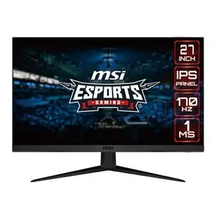 MSI 微星 27" G2712 170Hz+1ms平面電競(F-Sync/HDMI*2.DP/IPS)螢幕(福利品出清)