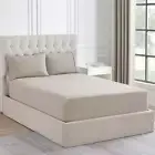 Ddecor Home 1500 Thread count Premium Cotton Blend Sand King Combo Set by Ddecor