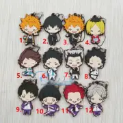 Anime haikyuu rubber Keychain Key Ring Straps Rare cosplay