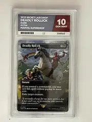 Magic The Gathering | 2025 - Deadly Rollick - Secret Lair Drop - 1754 - Rare - Marvel Superdrop | Ace Graded 10 | Certificate Number 358860
