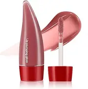 Apooliy Plumping Lip Gloss,Lip Oil,Highly-Pigmented Lip Tint,Non-Sticky Lip Stain,Long-Lasting,Moisturing Lip Balm,Lip Plumper