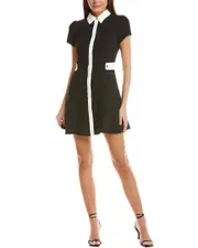CeCe Two-Tone Shirtdress