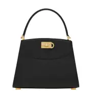 Ferragamo The New Studio Box Tote Bag One size Black