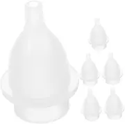 WATIIFUFU 6pcs Baby Nose Cleaner Silicone Suction Tips for Toddlers Nasal Care Kit Anti-backflow Design Gentle Nasal Suction for Newborns