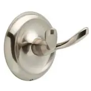 Hawthorne Place Wall Mount Bathroom Laundry Robe Hook, Chrome Finish