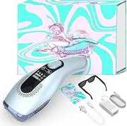 DEESS Laser Hair Removal with Sapphire Cooling System, GP592 IPL Hair Remover for Women and Men, 40°F ICE Contact, Safety Mis-Touch Sensor, at Home Painless Hair Removal Device for Face & Body