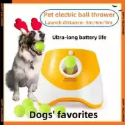 Tennis Auto Launcher Pet Dogs Chase Toy Mini Tennis Throwing Pinball Machine Fun