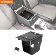 Locking Console Organizer Safe Storage Vault Security Lock Box For 4runner 10-23