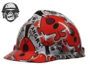 Custom Hydrographic Safety Hard Hat Mining Industrial MR ANGRY CAP