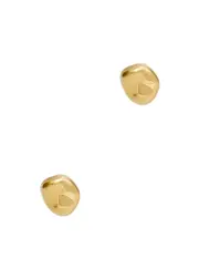 Agmes Gia Small 18kt Gold Vermeil Stud Earrings ONE SIZE