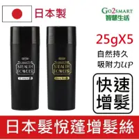 在飛比找momo購物網優惠-【TO-PLAN】日本髮悅蓬增髮絲25g5入(增髮纖維增髮神