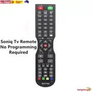 Original OEM For SONIQ TV Remote Control (QT166, QT155, QT155S) QT1D NO SETUP