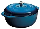 Dutch Oven, Blue Enamel/Cast Iron, 6-Qts.