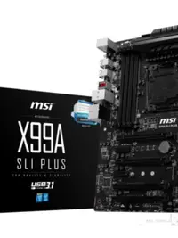 在飛比找露天拍賣優惠-庫存沒上過機 MSI/微星 X99A-SLI PLUS 20