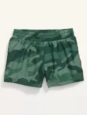 Old Navy Kid Girls Go-Dry Cool Camo Dolphin-Hem Run Shorts Size XS S M L XL