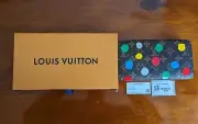 Louis Vuitton X Yayoi Kusama LV Zippy Wallet Monogram Canvas Authentic New YK